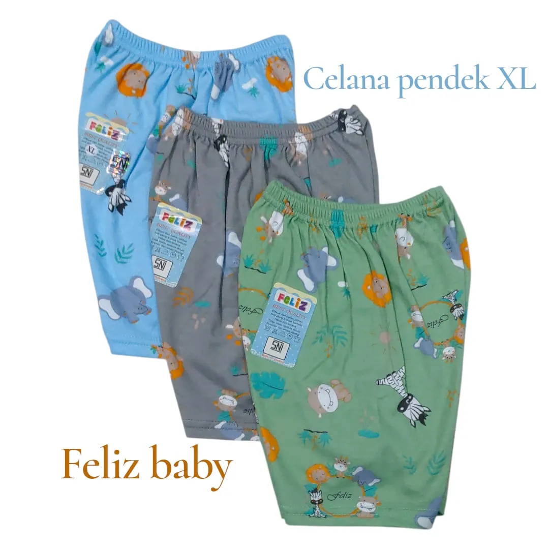 Celana Pendek Felis Print UK XL